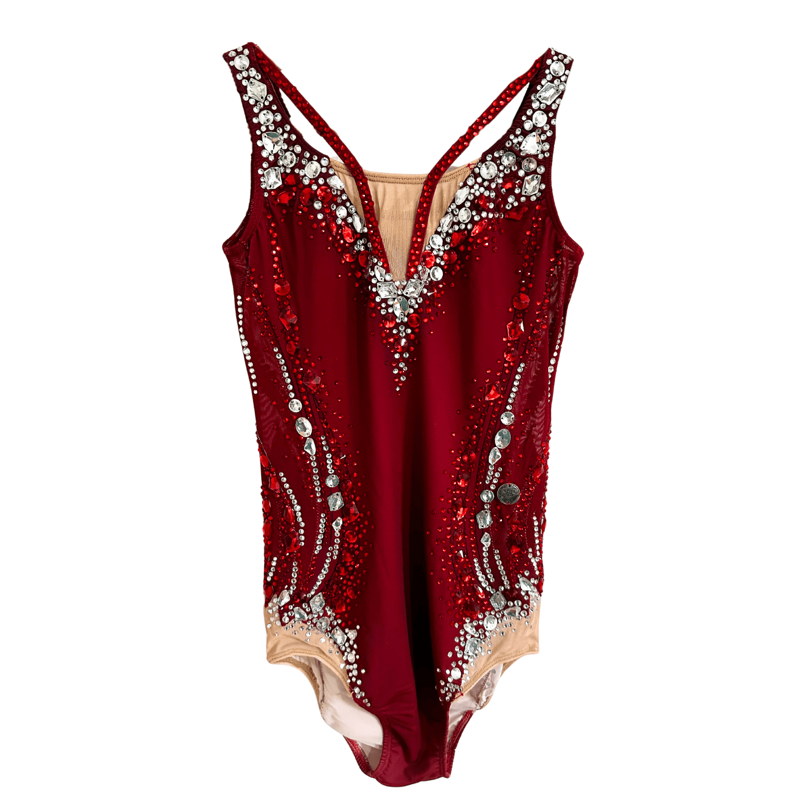 LIUHUO-leotardos De Gimnasia Rítmica Para Niñas, Trajes De Cristales Rosas, Vest