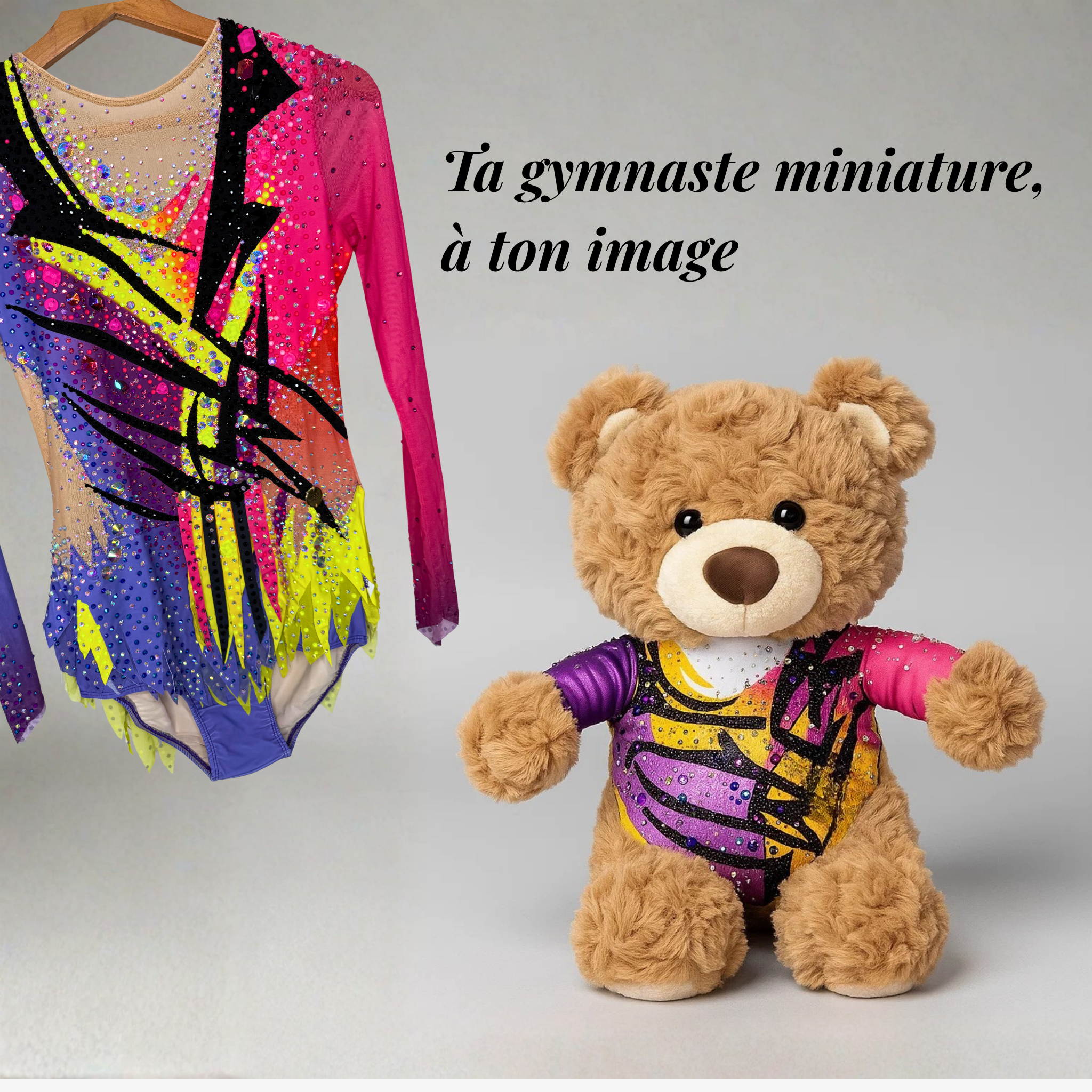 Peluche NovaRythm Personnalisable – Ta Mini Gymnaste