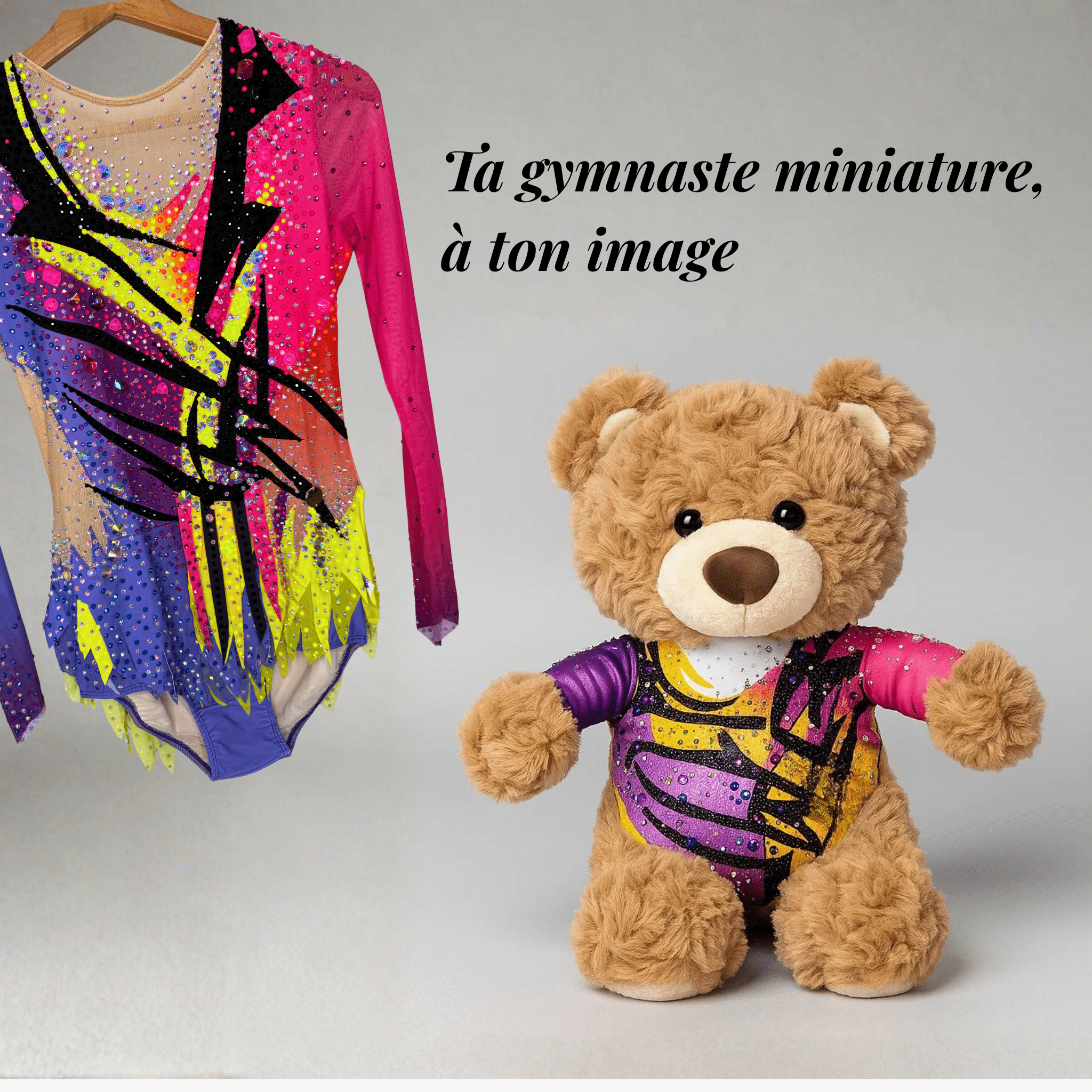 Peluche NovaRythm Personnalisable – Ta Mini Gymnaste