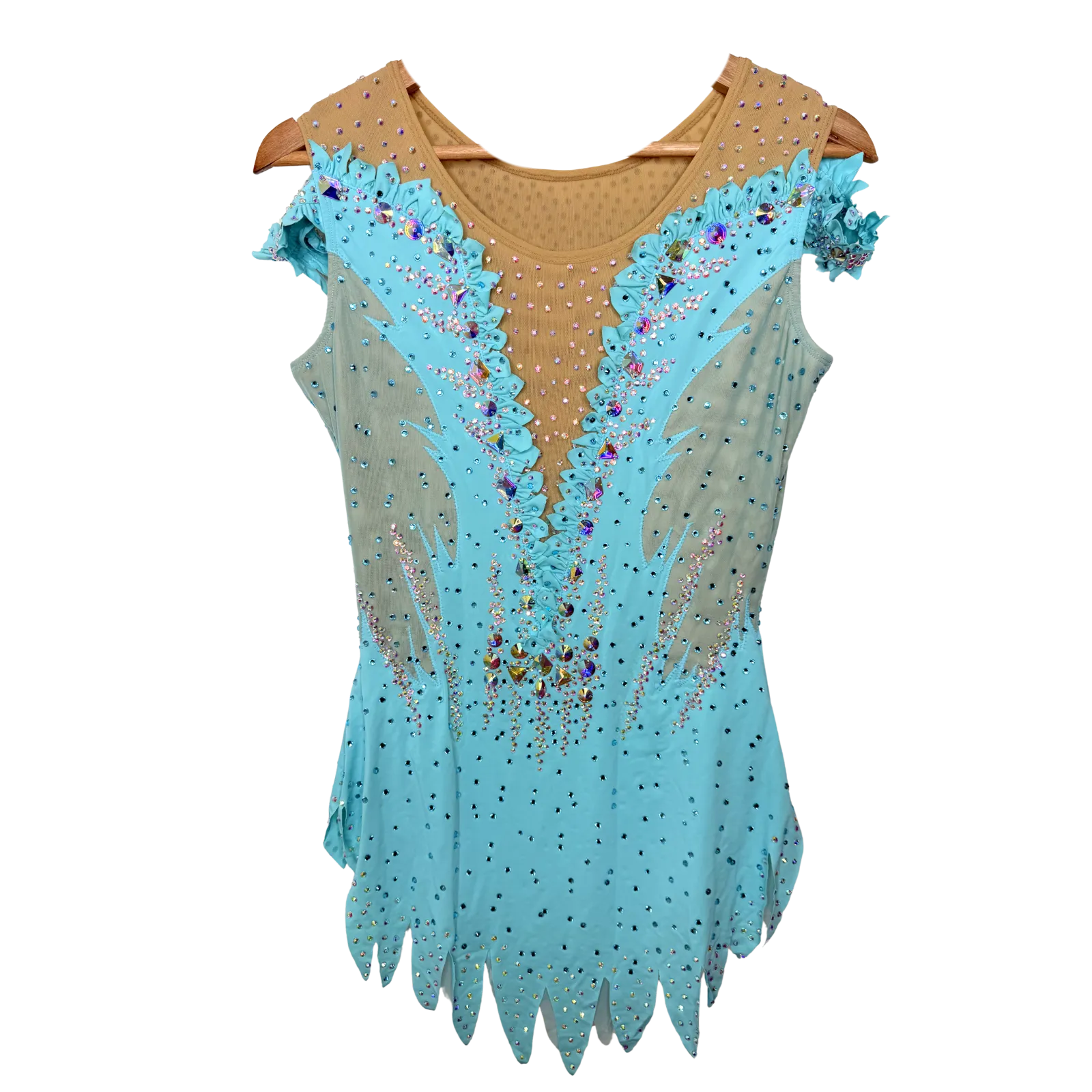 Justaucorps Aquamarine vue dos — collection NovaRythm