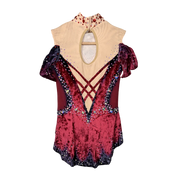 Justaucorps Burgondine vue dos — collection NovaRythm