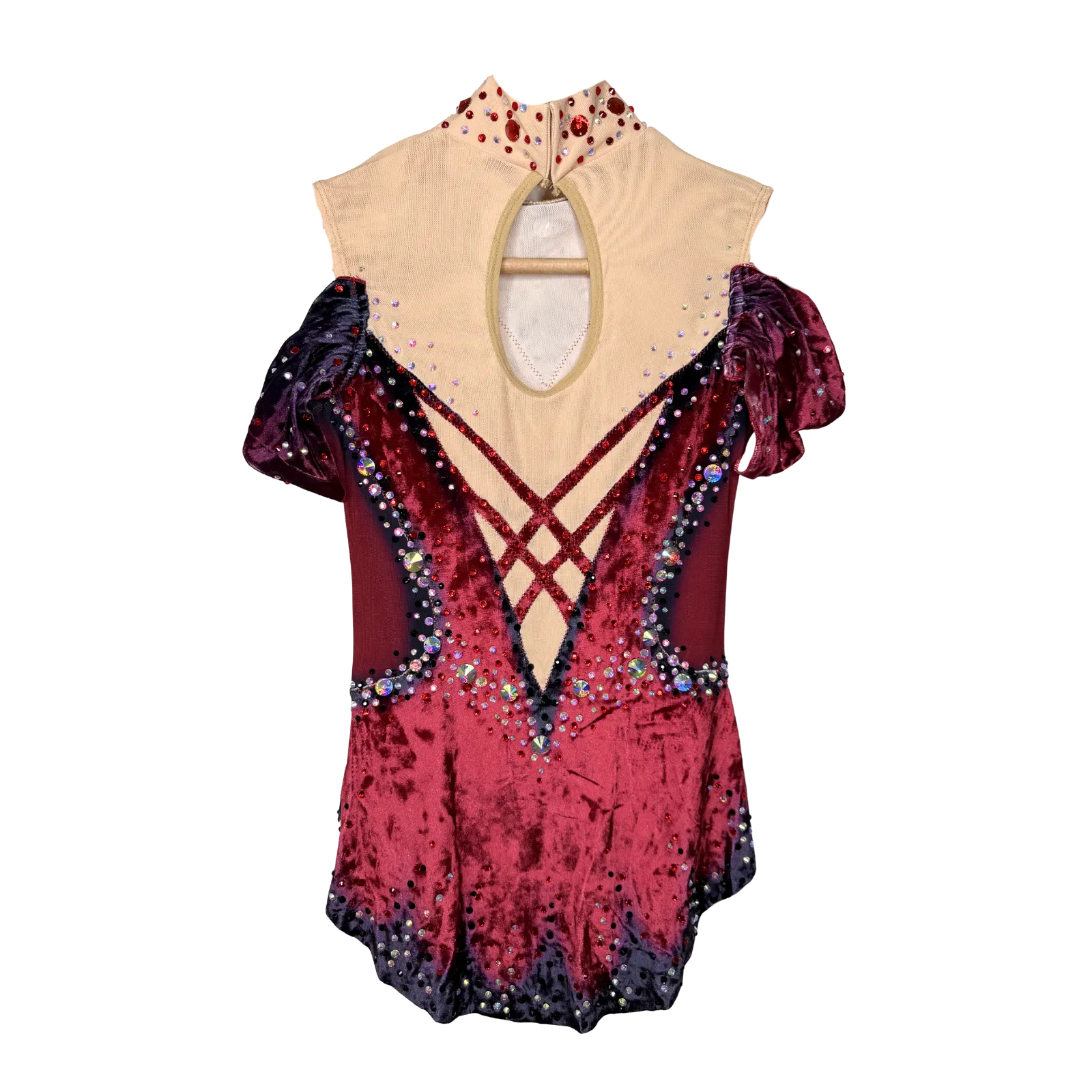 Justaucorps Burgondine vue dos — collection NovaRythm